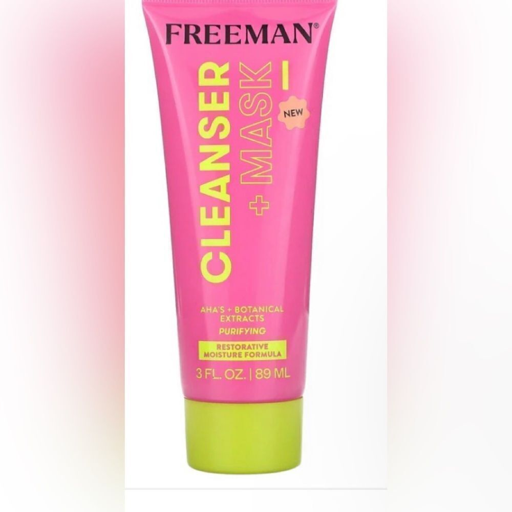 🛍️ Freeman Beauty, Restorative Cleanser + Beauty Mask, 3 fl oz (89 ml)💥